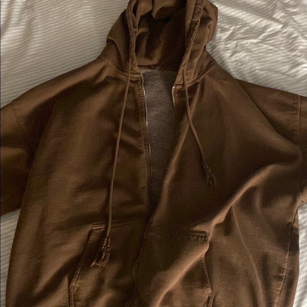 Brandy Melville Brown Christy Hoodie